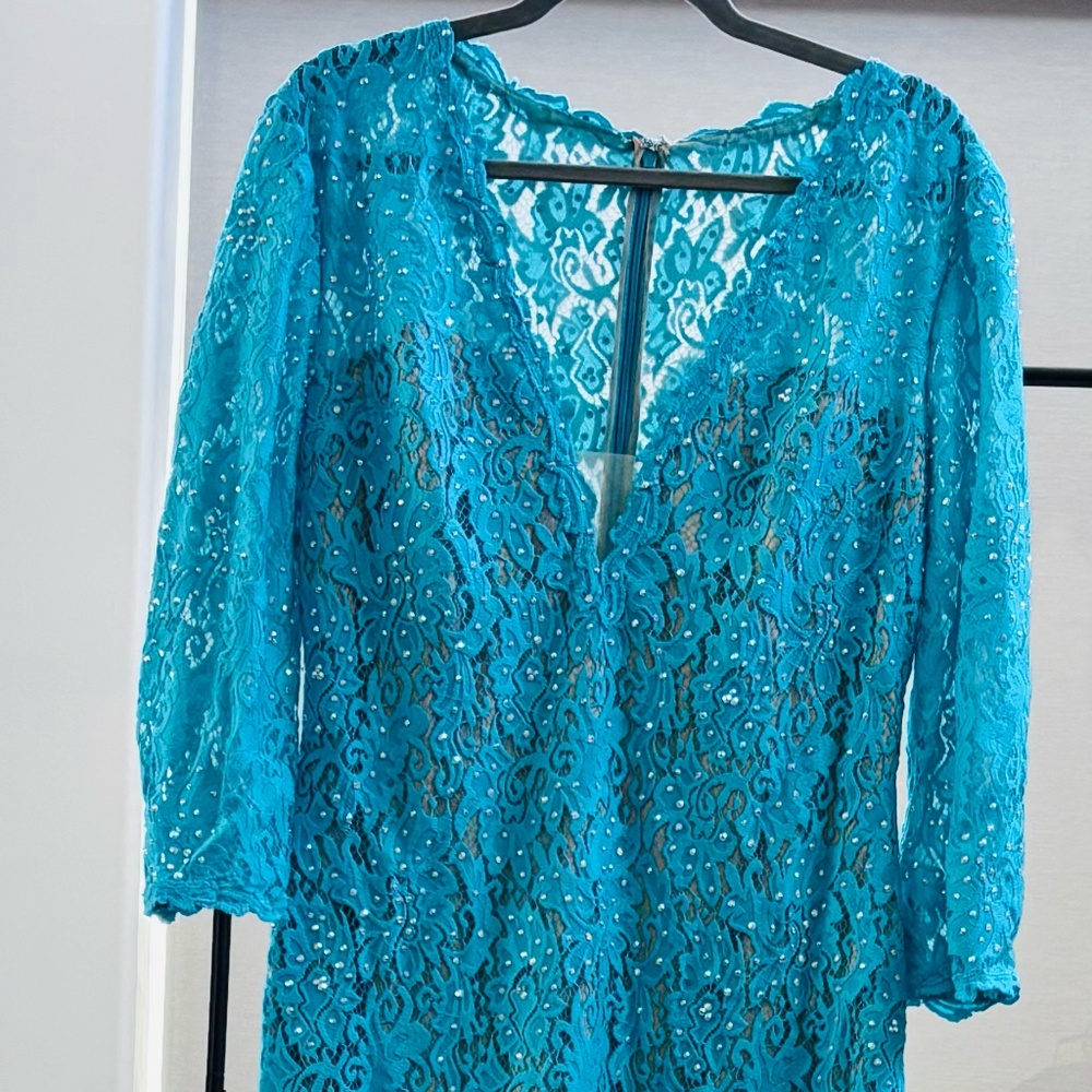 Jovani Turquoise Dress